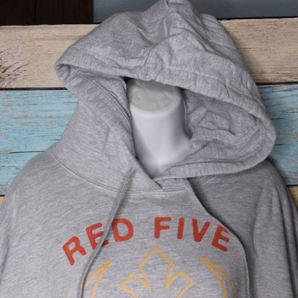 Adult Unisex STAR WARS RED FIVE Hoodie 2XL - Picture 2 of 5
